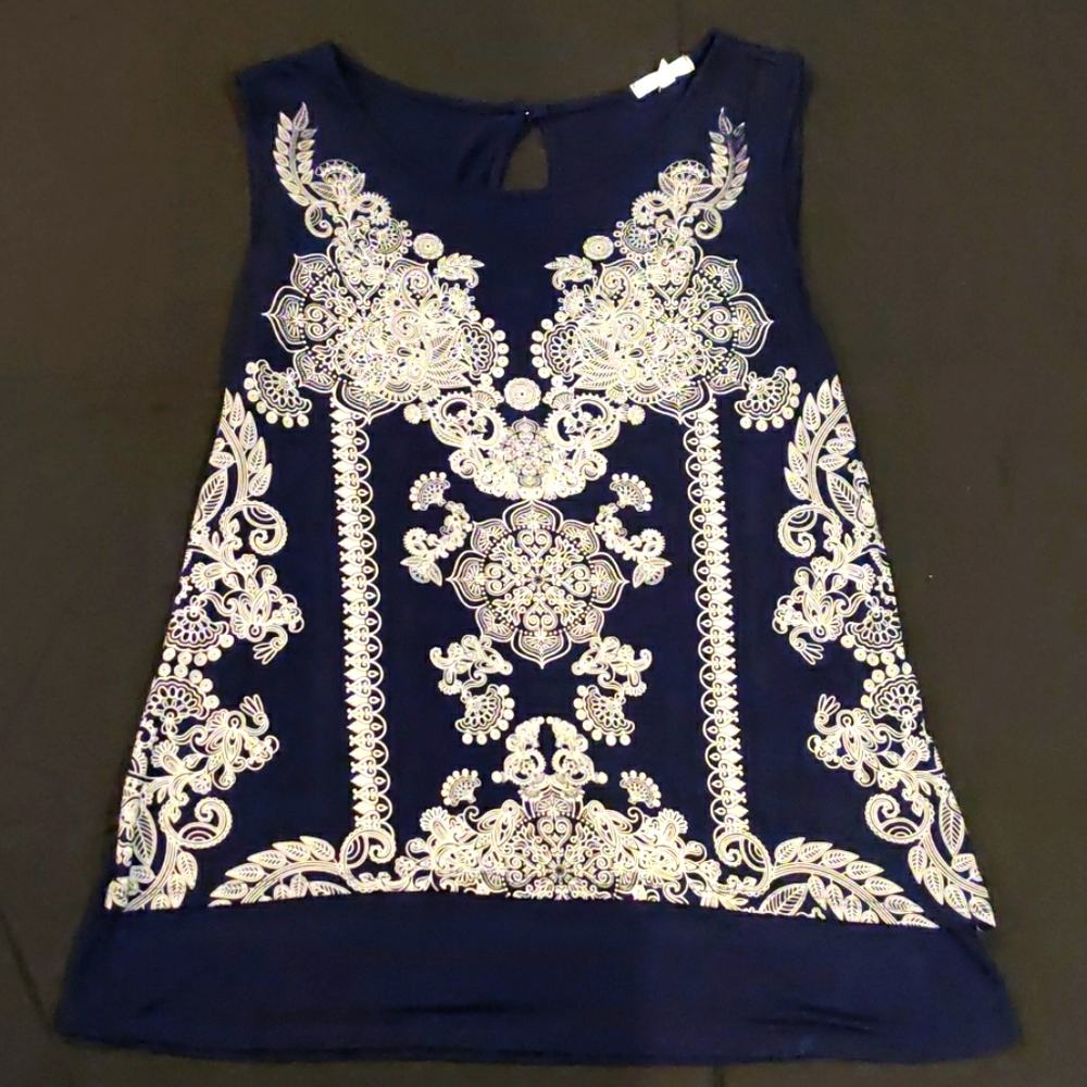 Ava James Navy Blue Top